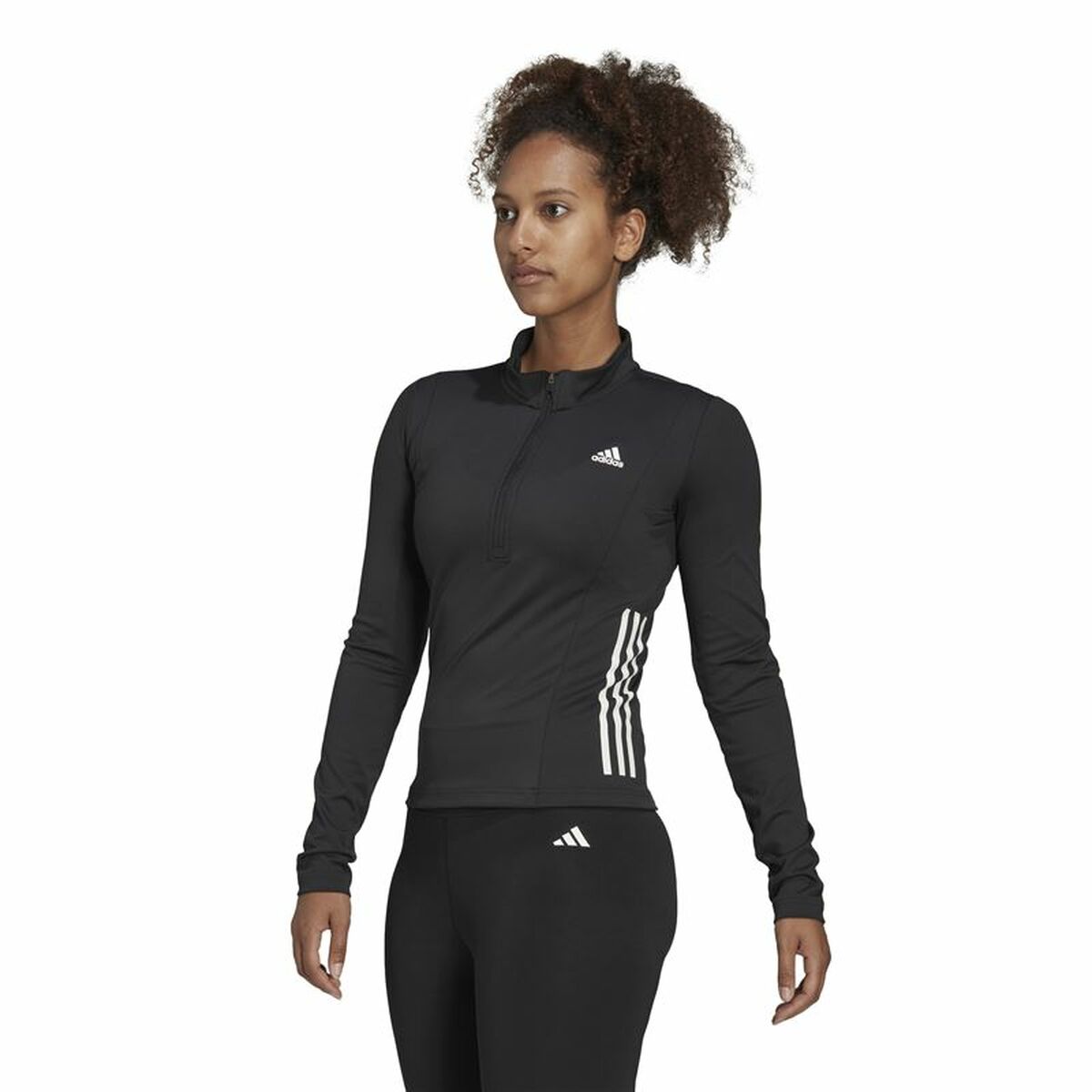 Women's long sleeve T-shirt Adidas Black-6