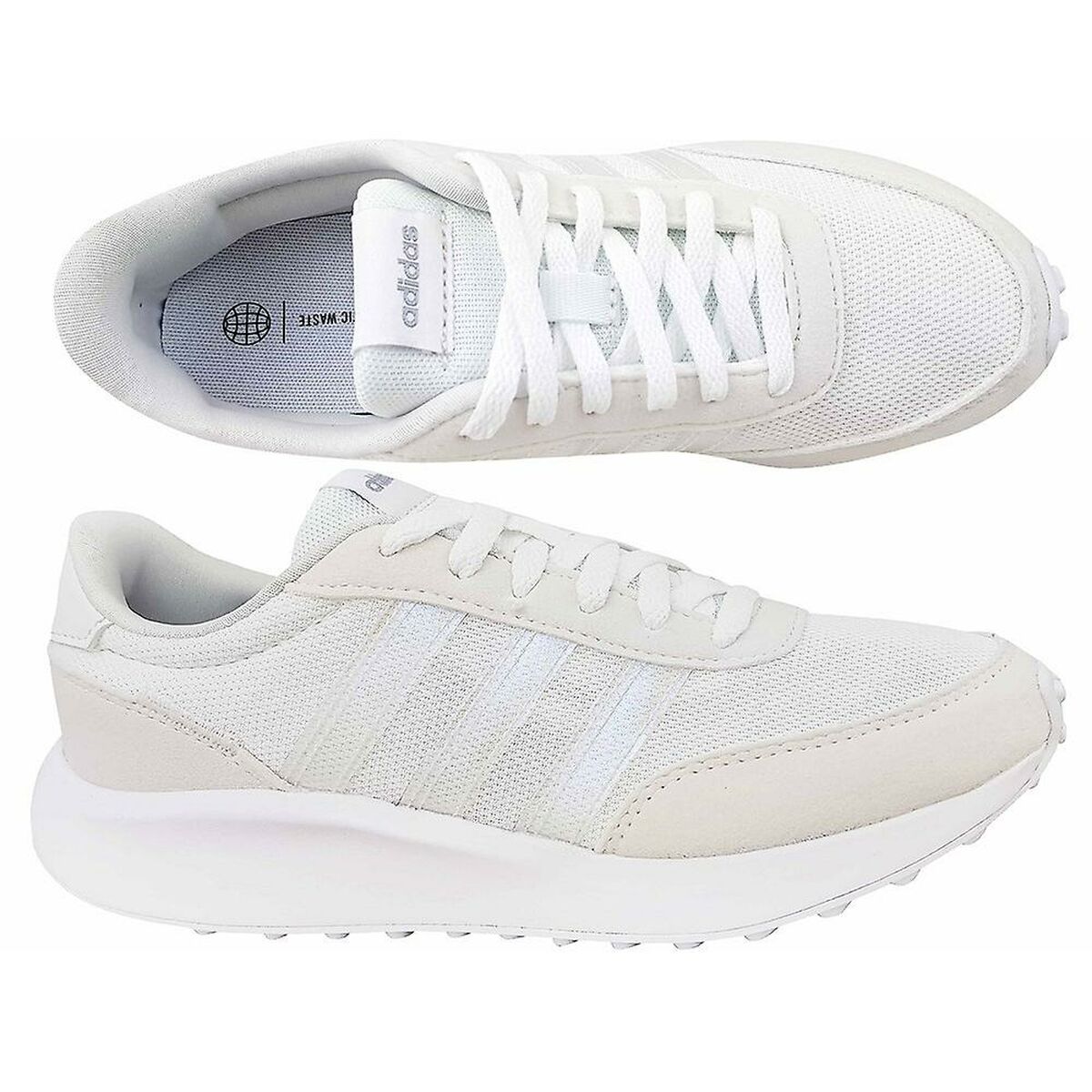 Sports Trainers for Women Adidas 70S K HR0295 White-2