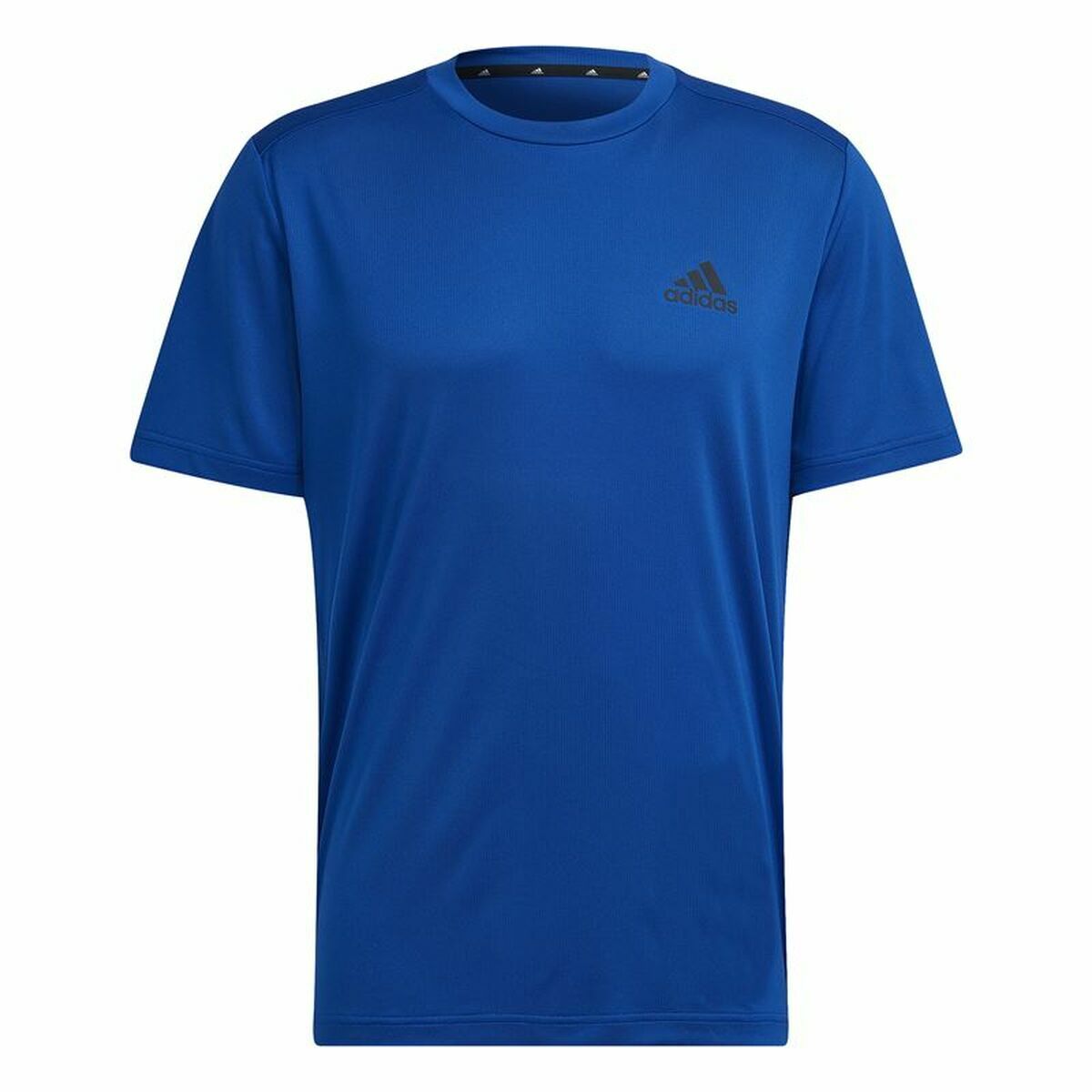 Men’s Short Sleeve T-Shirt  Aeroready Designed To Move Adidas Blue-1