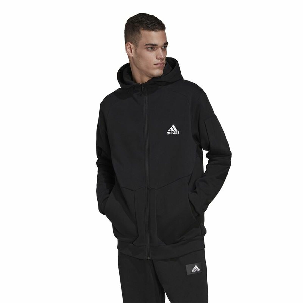 Men’s Hoodie Adidas Essentials For Gameday Black-7