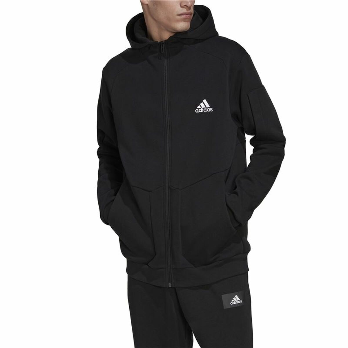 Men’s Hoodie Adidas Essentials For Gameday Black-6