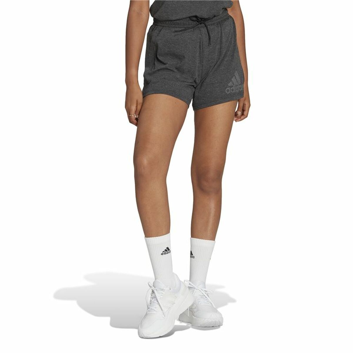 Sports Shorts for Women Adidas Future Icons Winners Dark grey-0