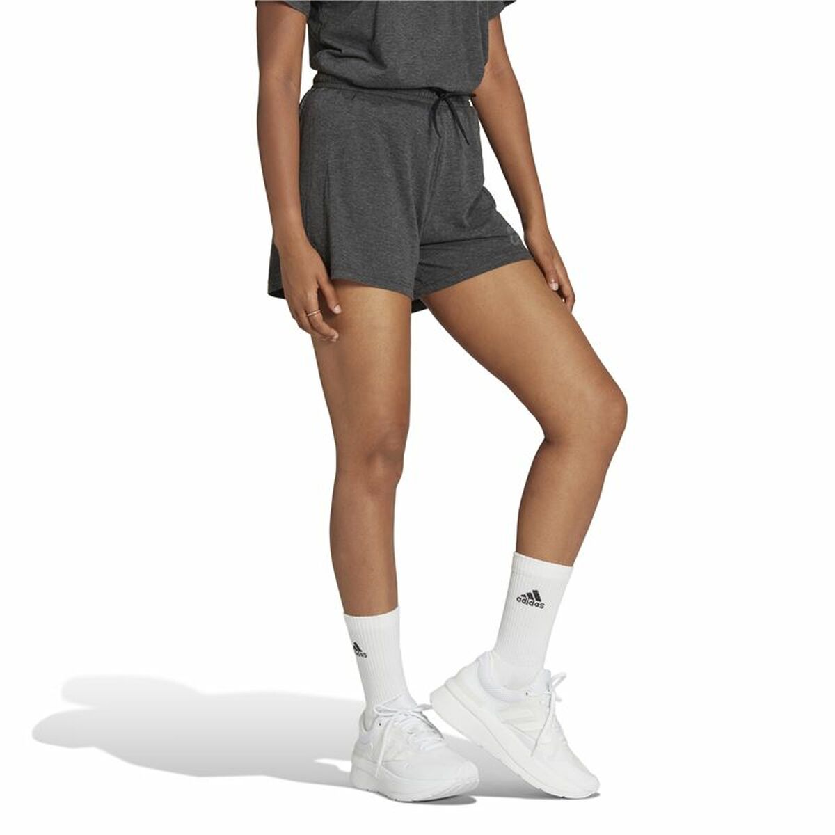 Sports Shorts for Women Adidas Future Icons Winners Dark grey-4