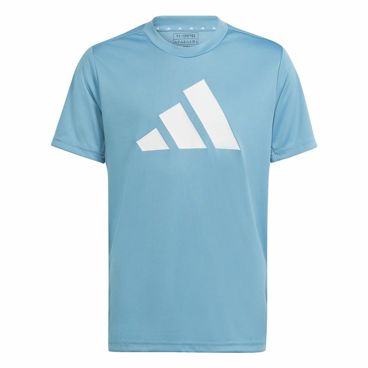 Child's Short Sleeve T-Shirt Adidas Training Essentials Light Blue-0