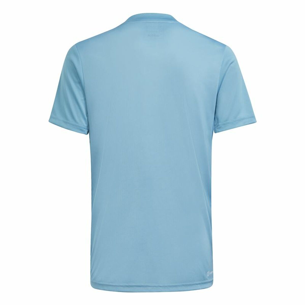 Child's Short Sleeve T-Shirt Adidas Training Essentials Light Blue-7