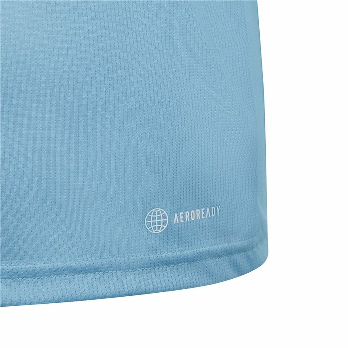 Child's Short Sleeve T-Shirt Adidas Training Essentials Light Blue-6