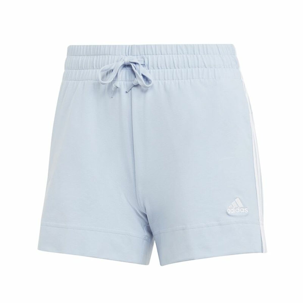 Sports Shorts for Women Adidas 3 Stripes Sj Light Blue-0