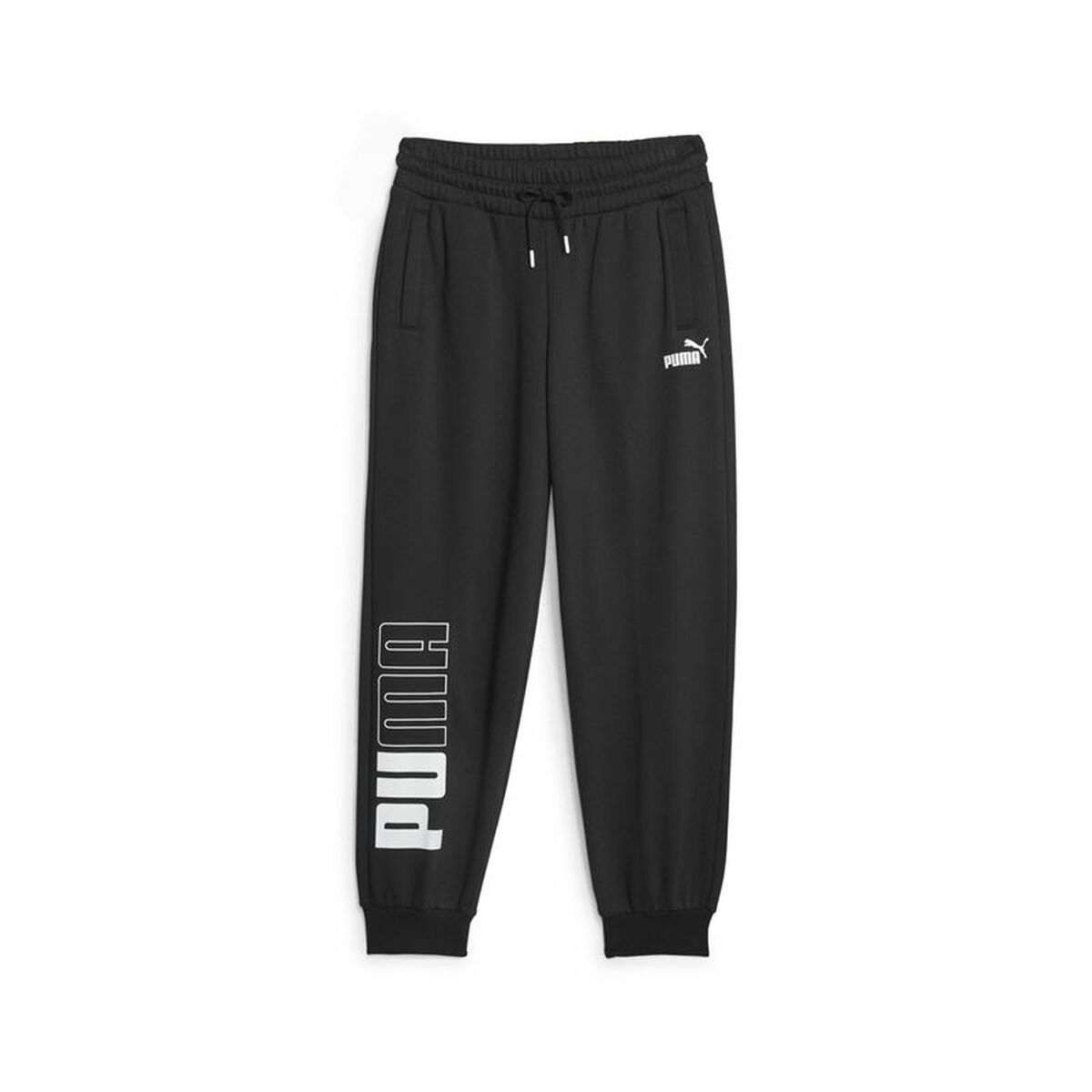 Long Sports Trousers Puma Power Colorblock  Black Lady-0