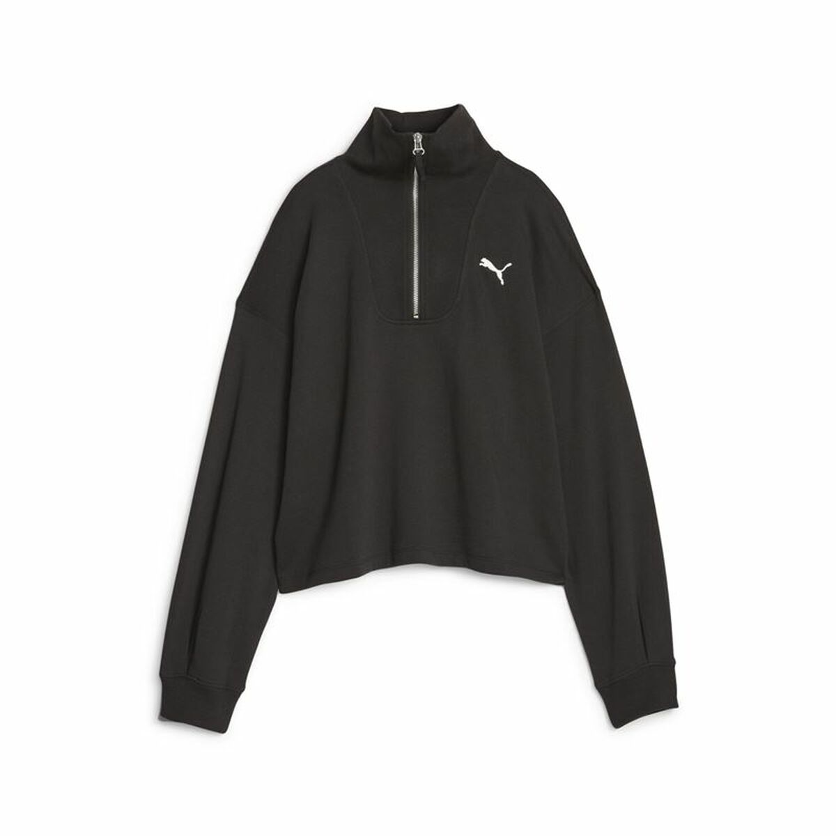 Women’s Sweatshirt without Hood Puma 676005 01 Black-0