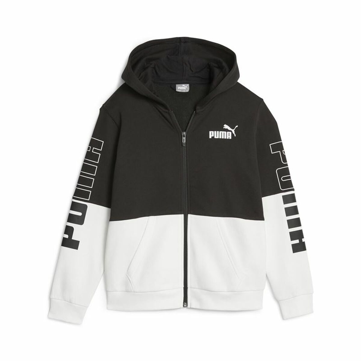 Unisex Zipped Hoodie Puma Black-0