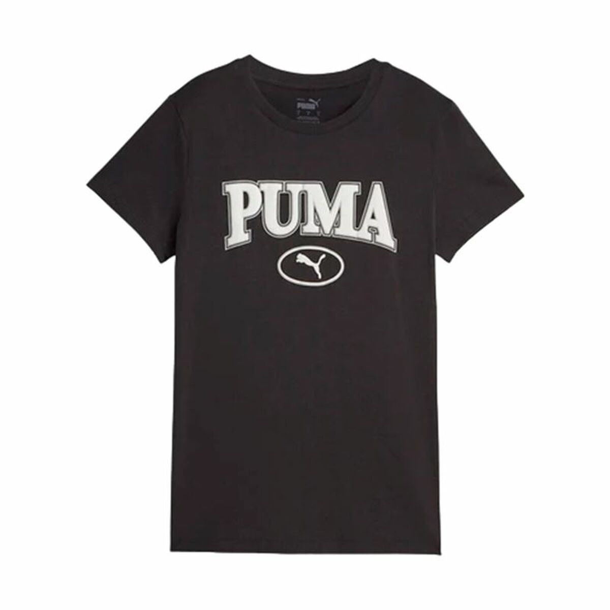 Women’s Short Sleeve T-Shirt Puma Squad Graphicc Black-0