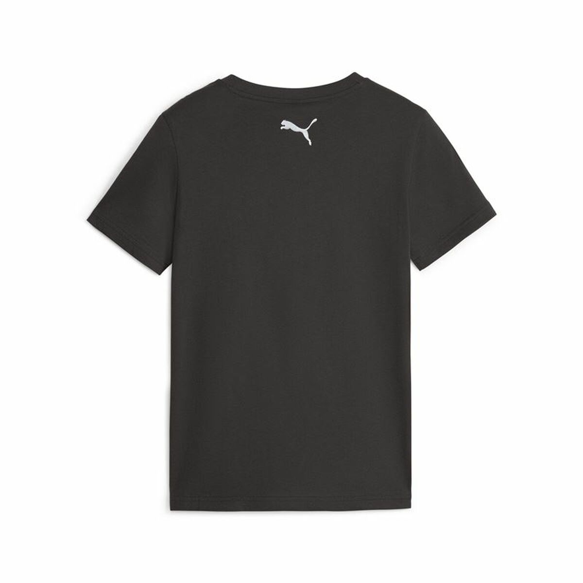 Child's Short Sleeve T-Shirt Puma Active Sports Graphic Black-4