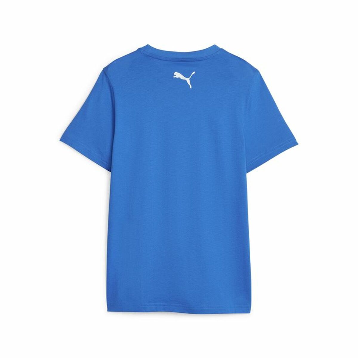 Child's Short Sleeve T-Shirt Puma Active Sports Graphic Blue-4