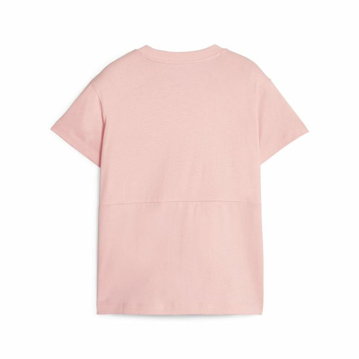 Child's Short Sleeve T-Shirt Puma Power Colorblock Salmon-4