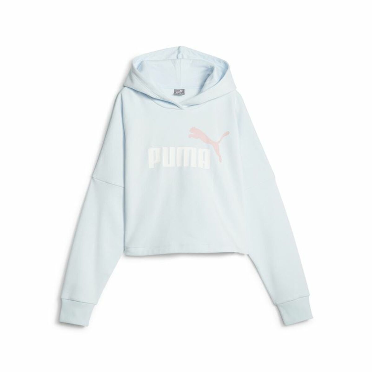 Children’s Sweatshirt Puma Ess Logo Croppedo White-0