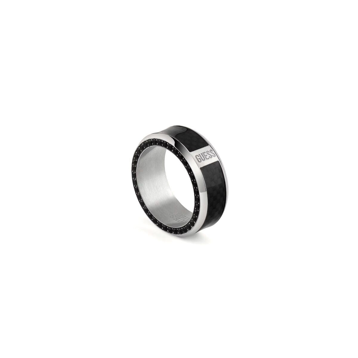 Men's Ring Guess JUMR04041JWSTBK64 24-0