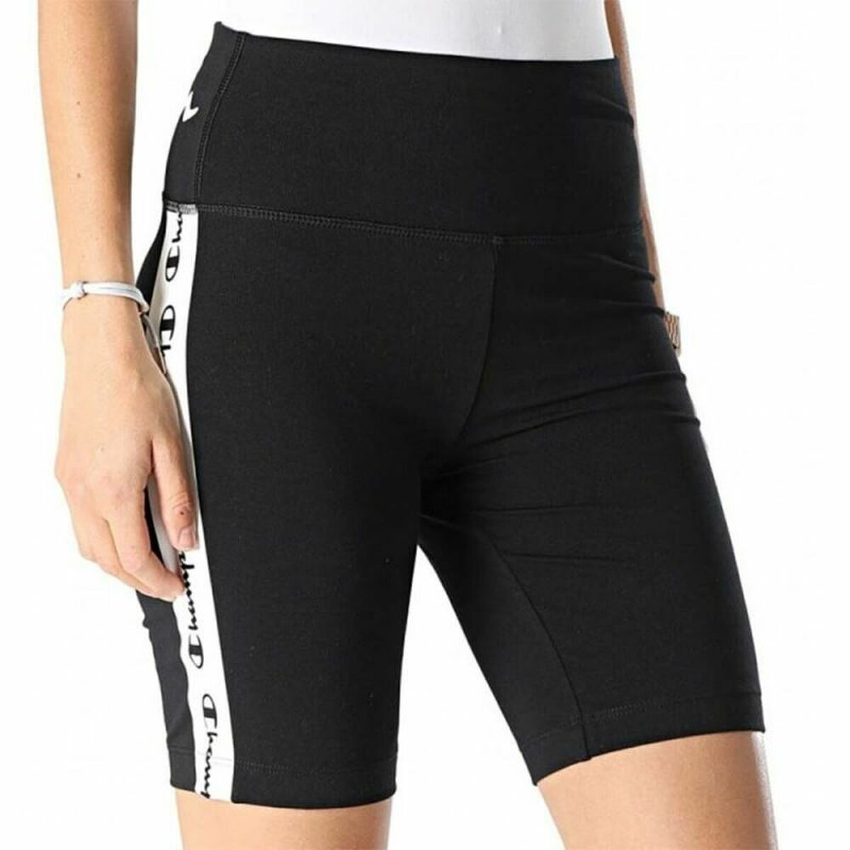 Short Sports Leggings Champion Sport Tape Cycling-0