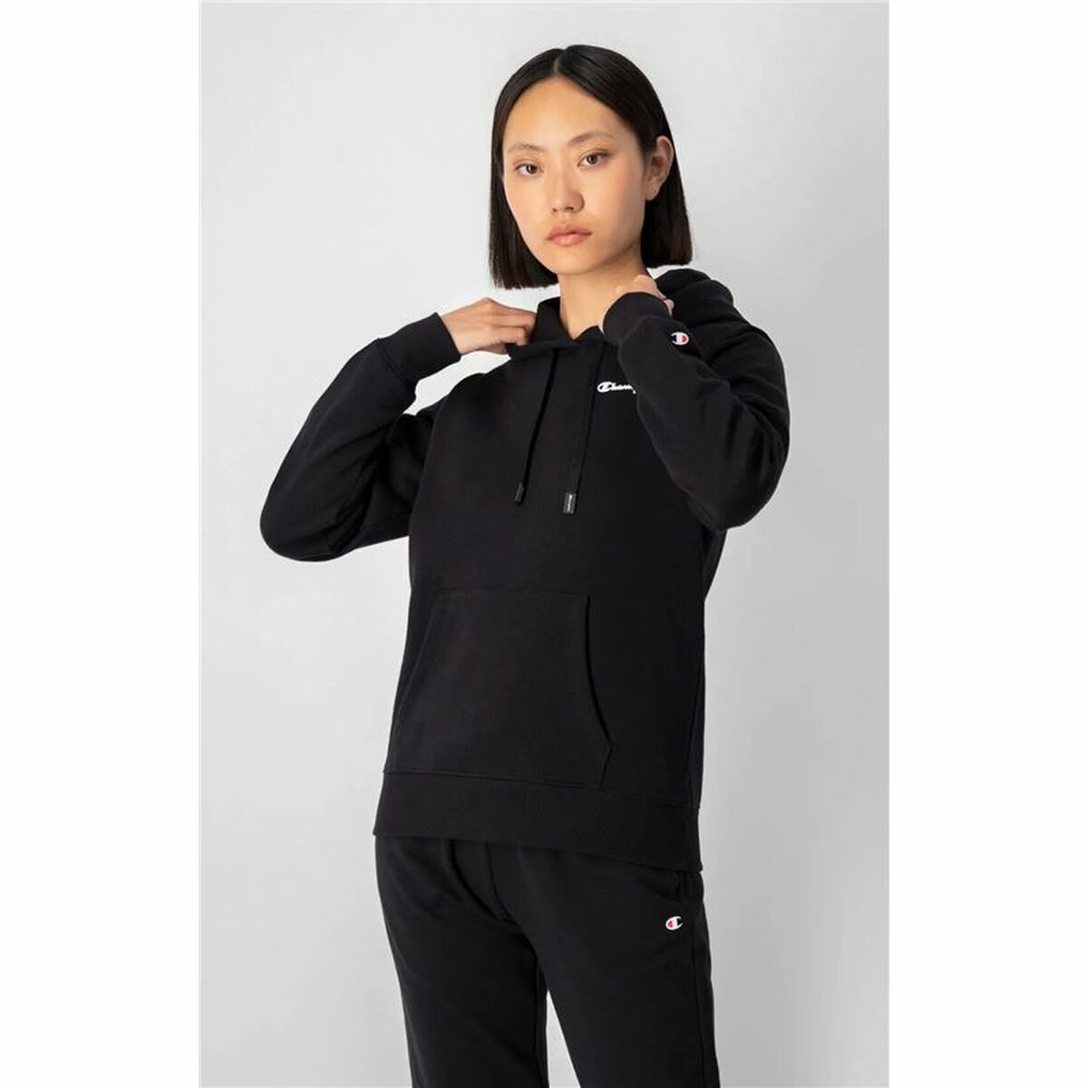 Women’s Hoodie Champion Black-7