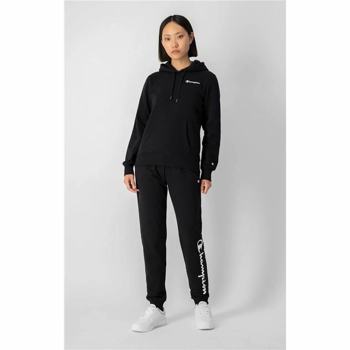 Women’s Hoodie Champion Black-6