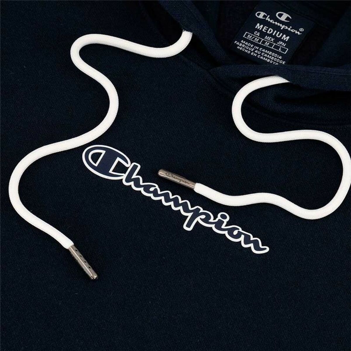 Men’s Hoodie Champion Navy Blue-2