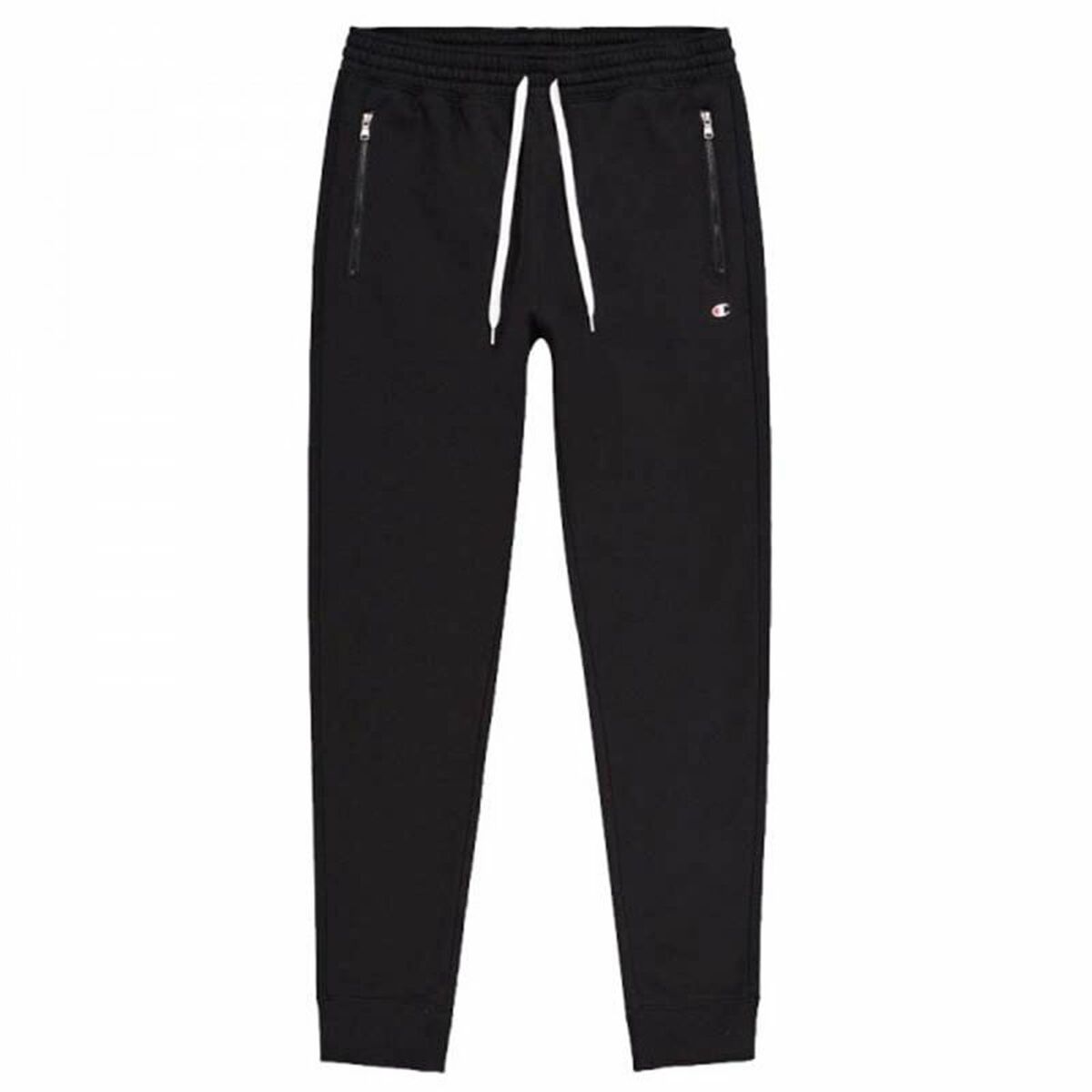 Adult Trousers Champion  Elastic Logo Black Men-3