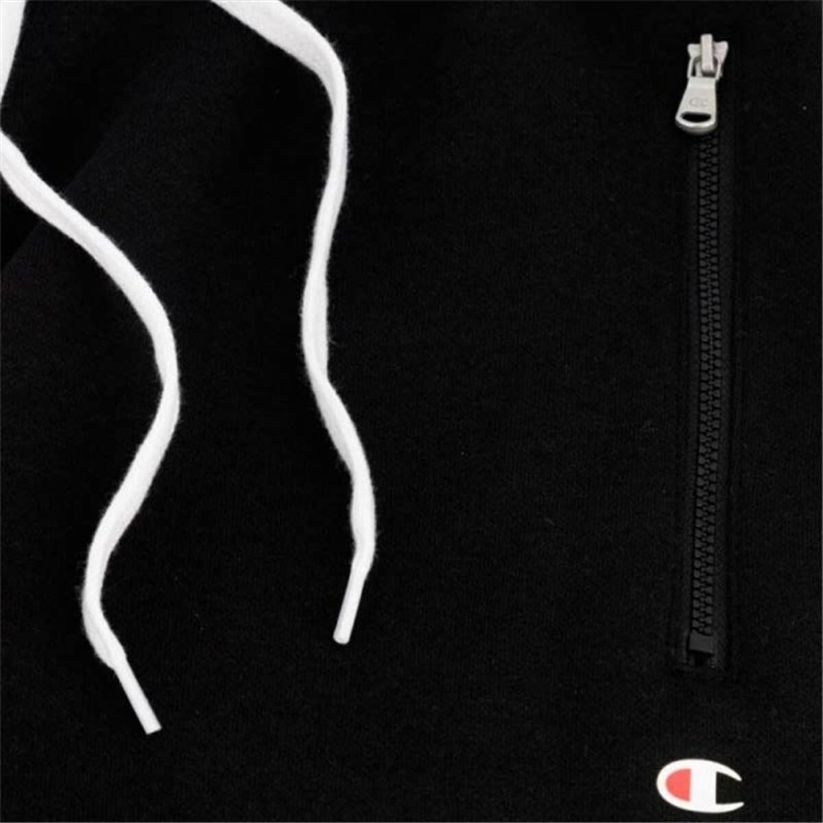 Adult Trousers Champion  Elastic Logo Black Men-1