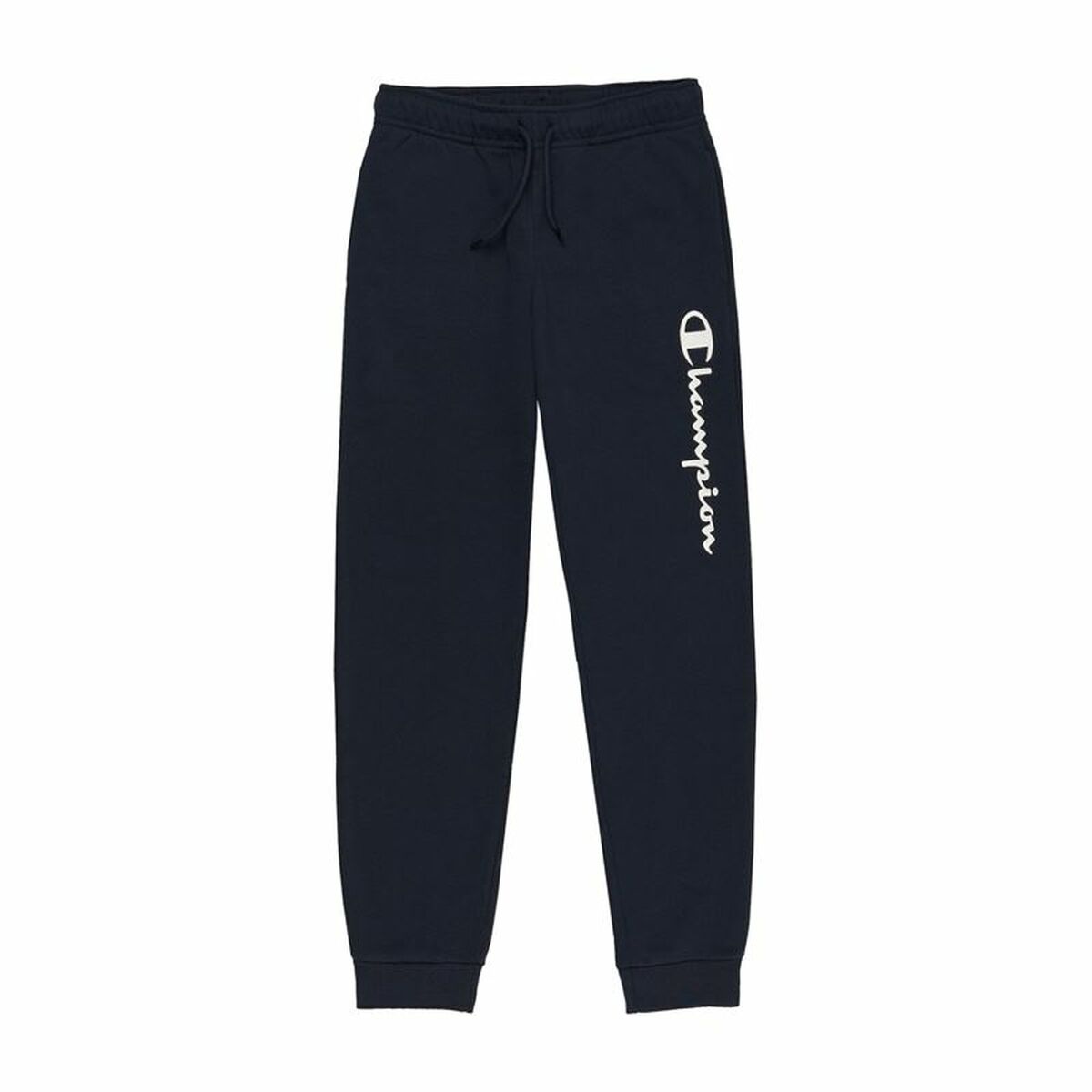 Children's Tracksuit Bottoms Champion Rib Cuff Black Navy Blue-0