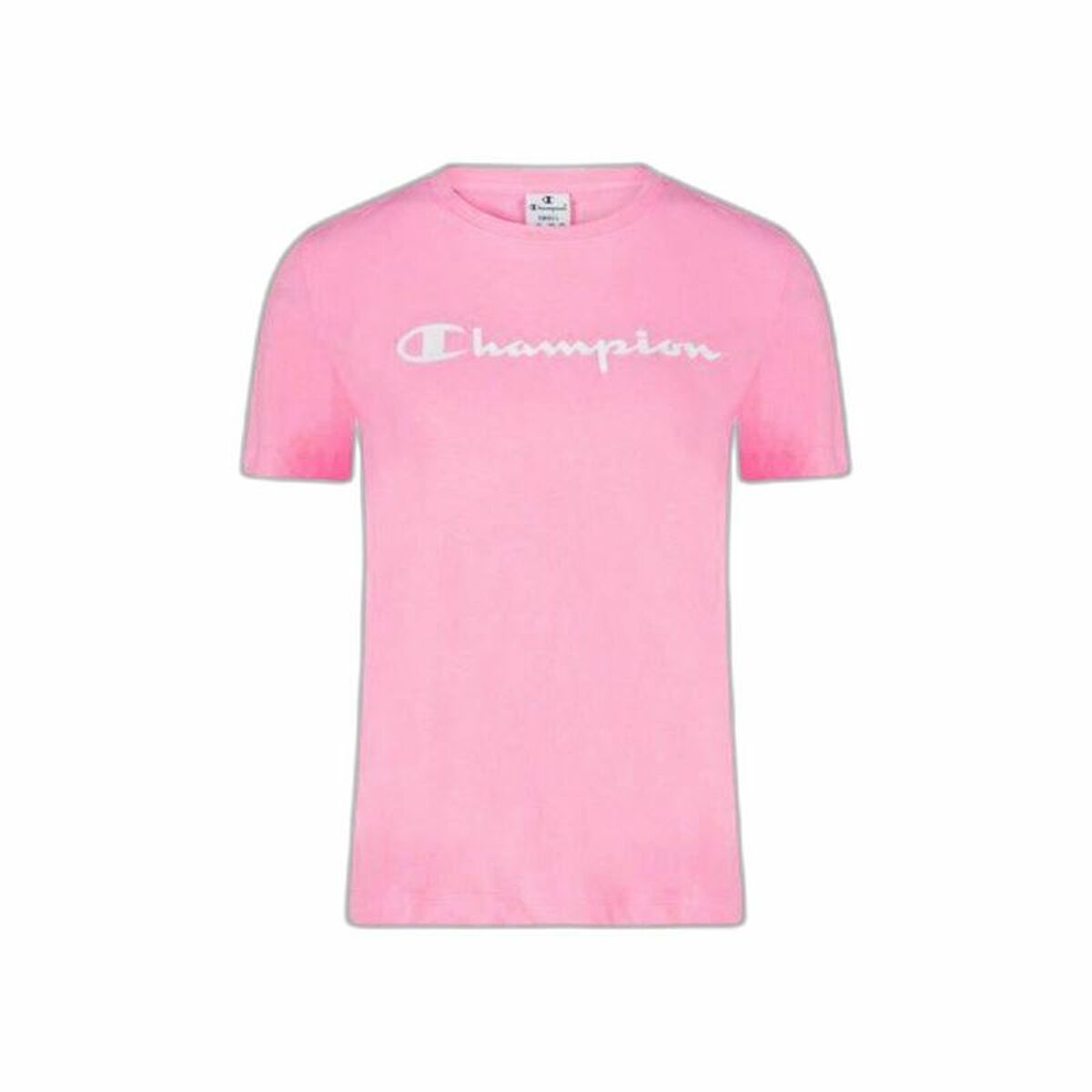 Women’s Short Sleeve T-Shirt Champion Crewneck-0