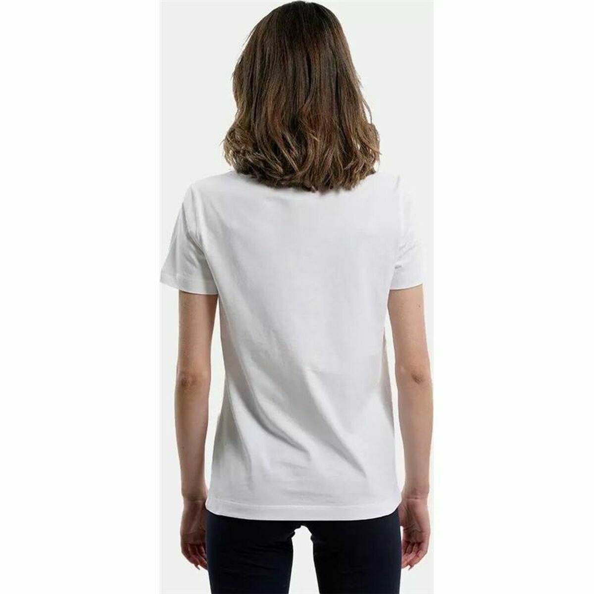 Women’s Short Sleeve T-Shirt Champion Crewneck  White-2