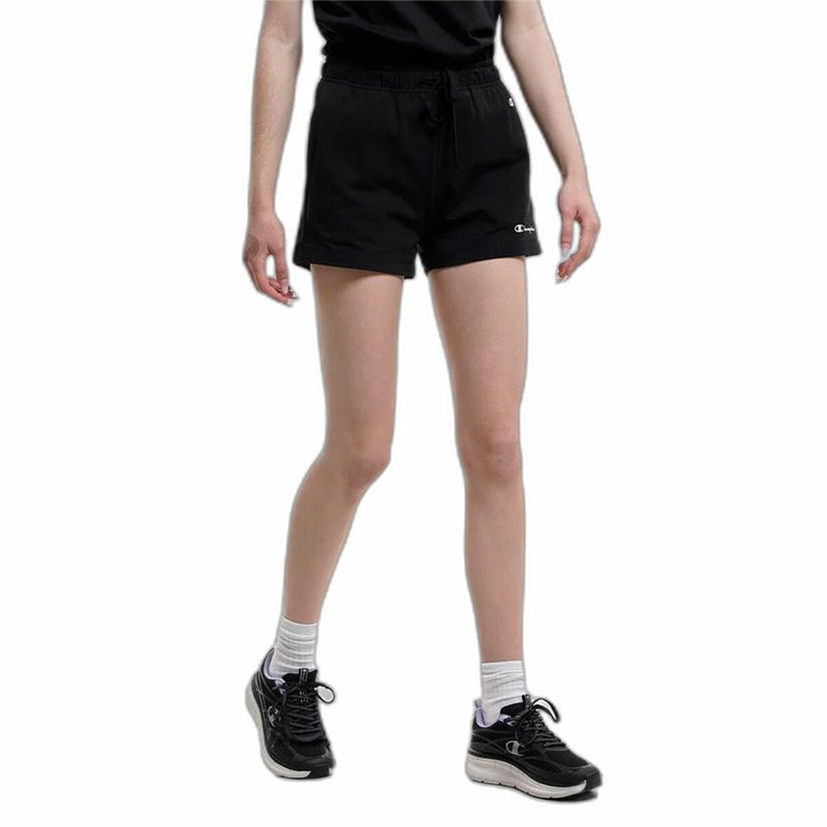 Sports Shorts for Women Champion Shorts Black-3