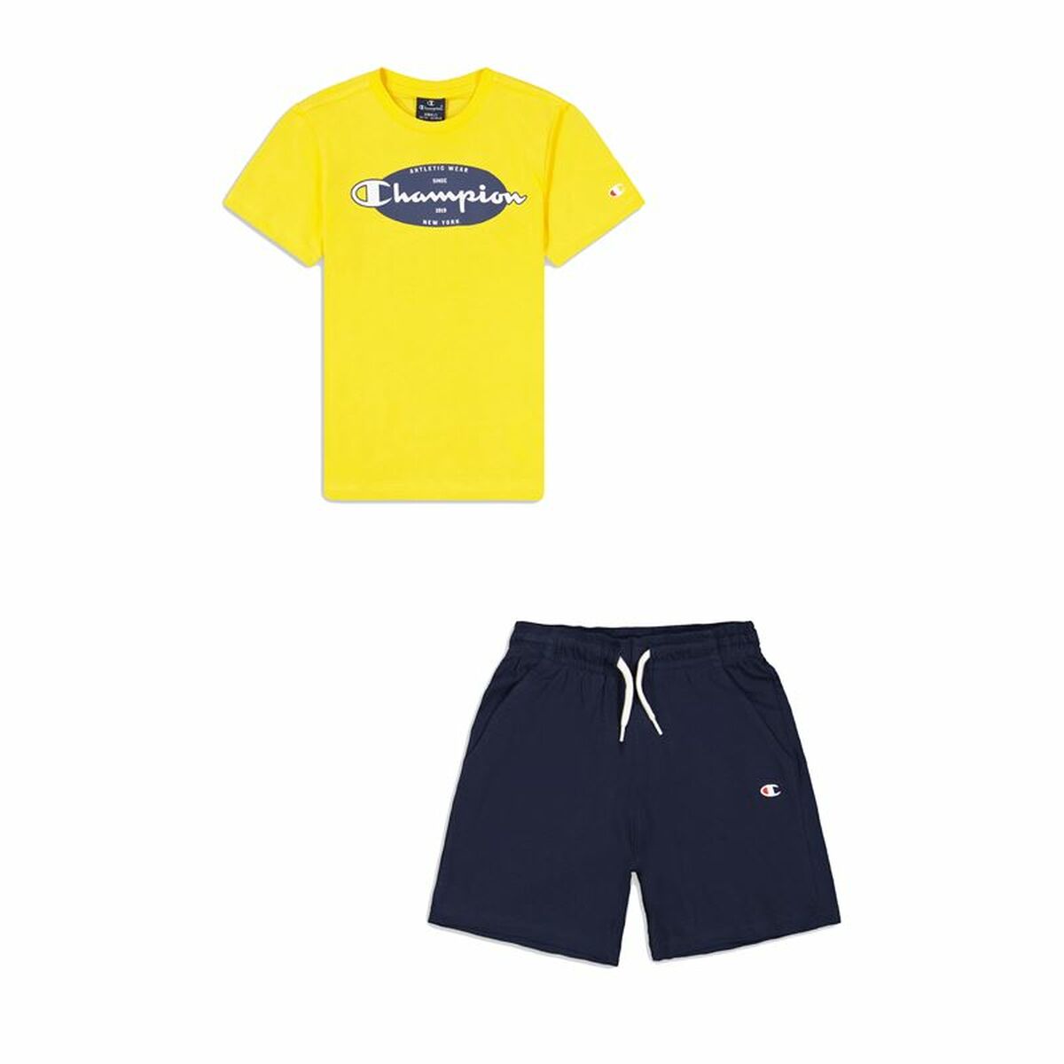 Children's Sports Outfit Champion Yellow 2 Pieces-0