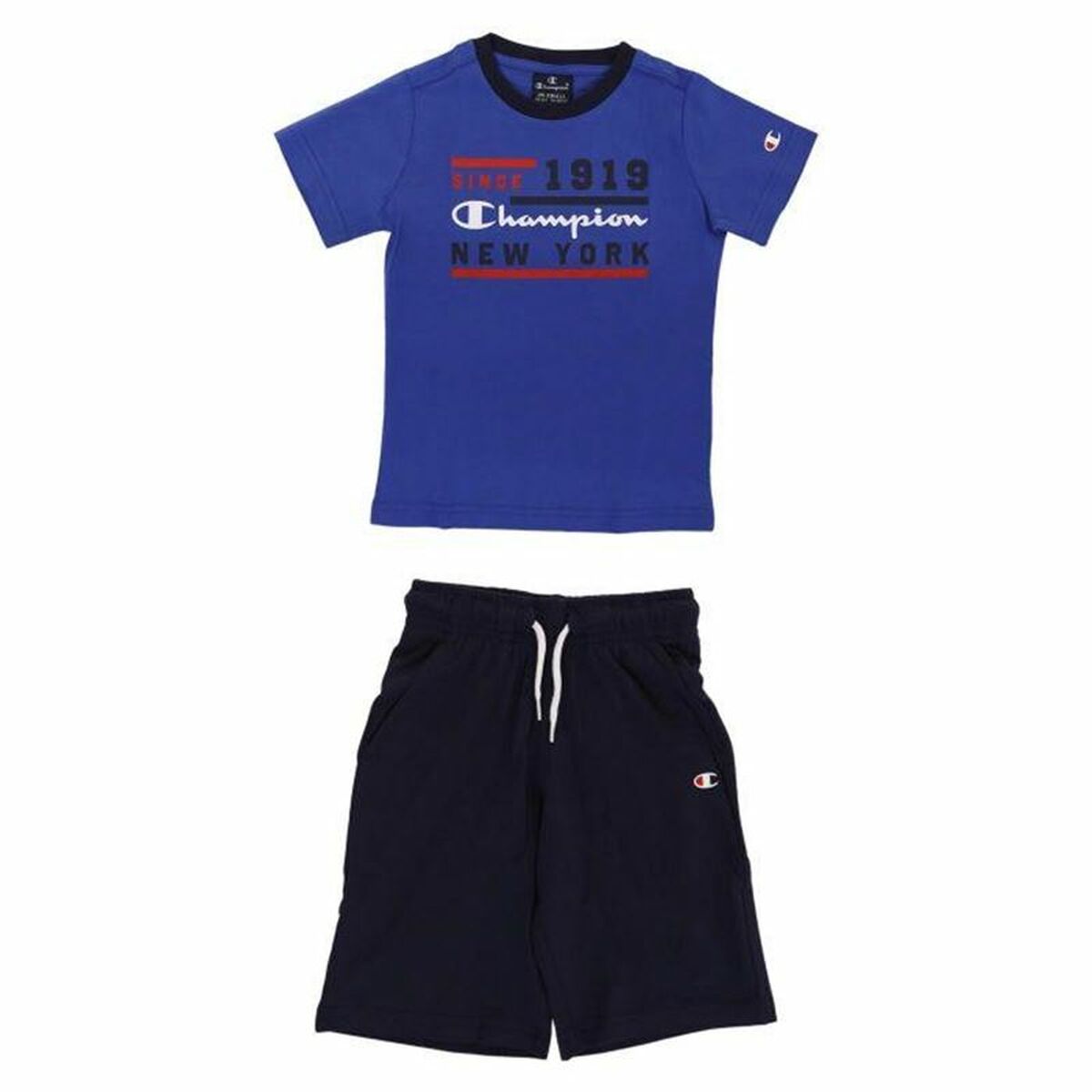 Children's Sports Outfit Champion Blue 2 Pieces-0