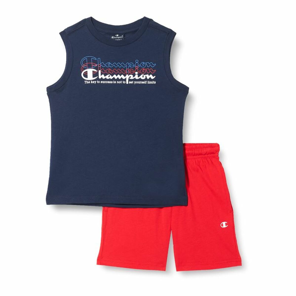 Children's Sports Outfit Champion Blue 2 Pieces-0