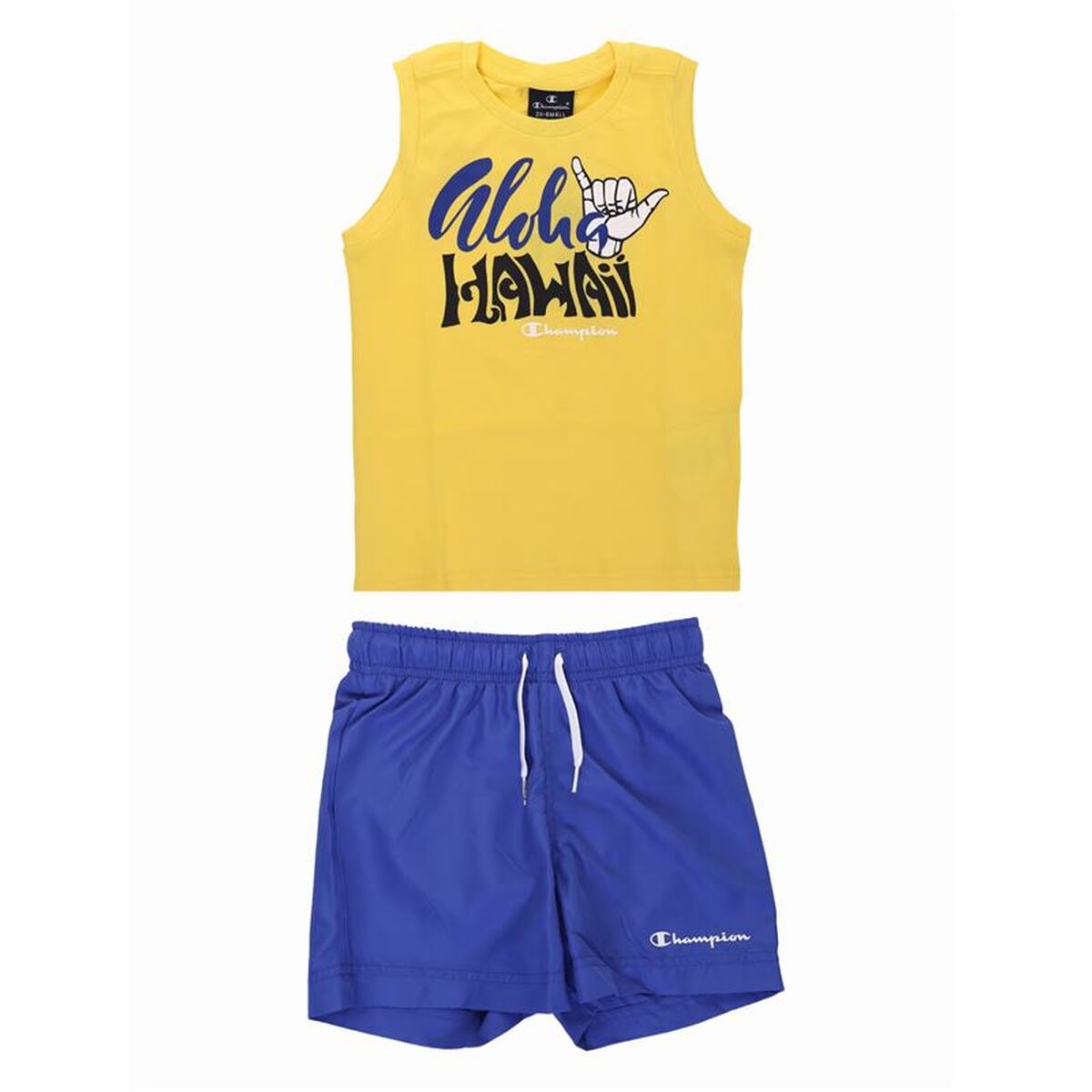 Children's Sports Outfit Champion Yellow 2 Pieces-6