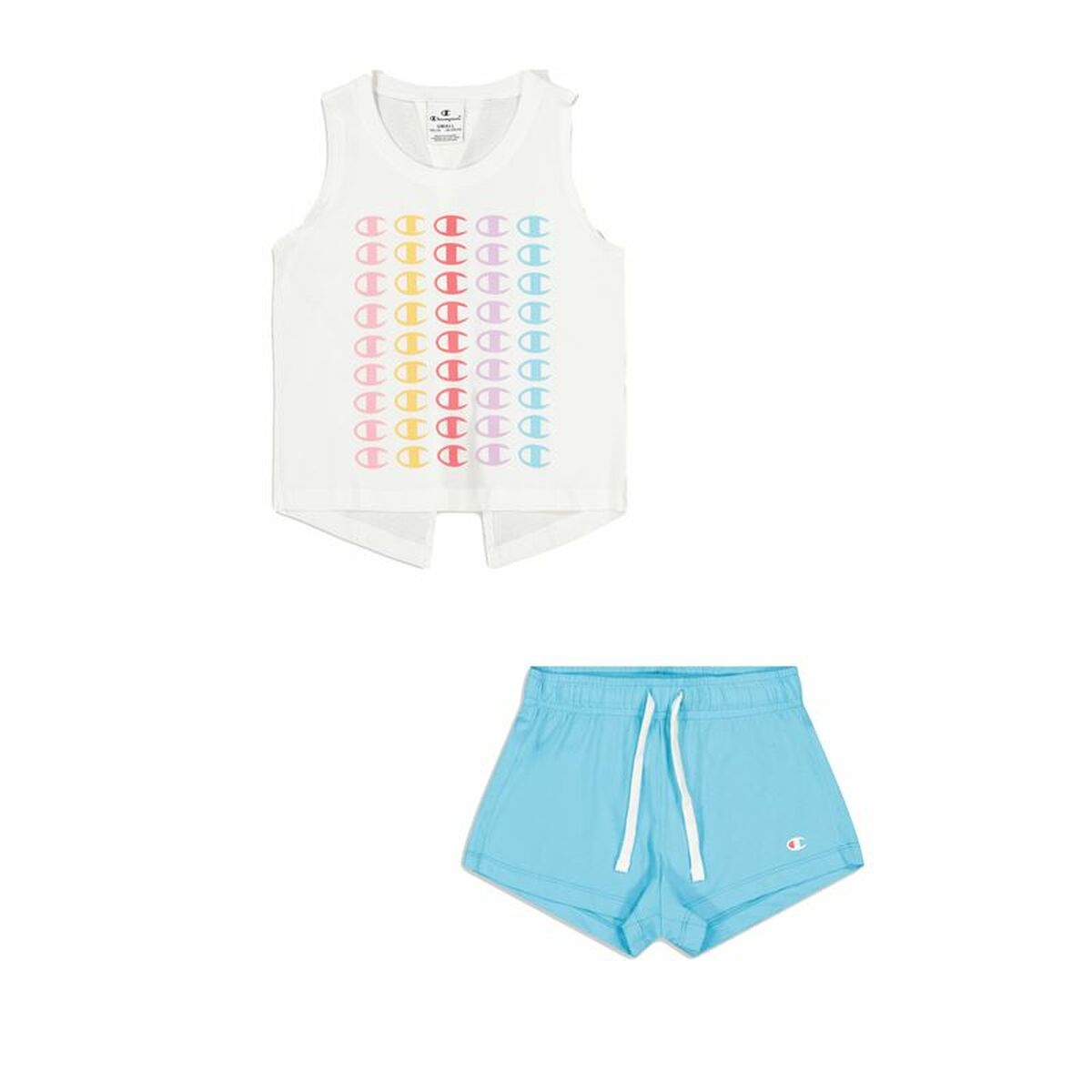 Children's Sports Outfit Champion White 2 Pieces-0