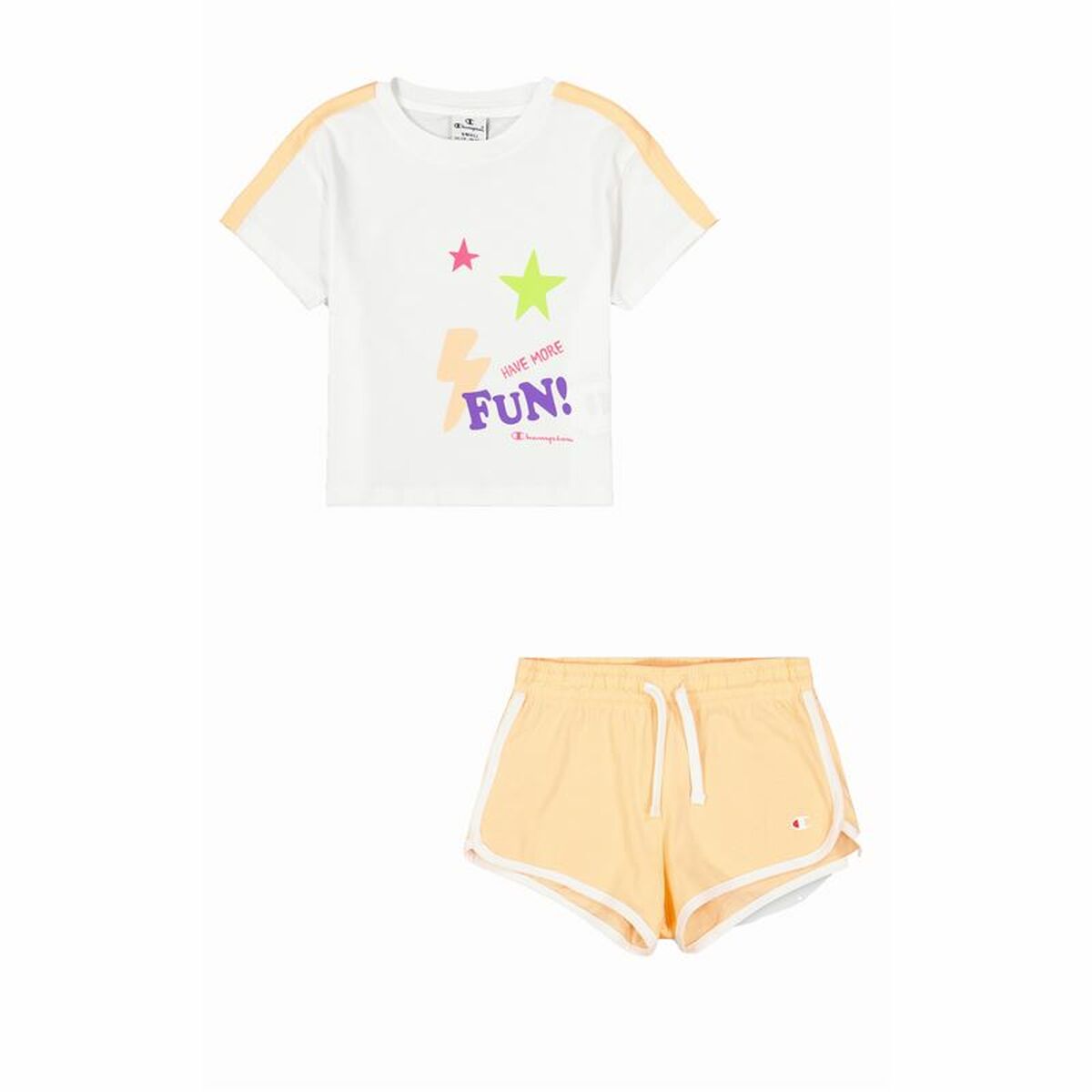 Children's Sports Outfit Champion White 2 Pieces-0