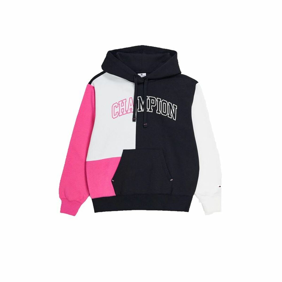 Women’s Hoodie Champion Legacy White Pink Black-0