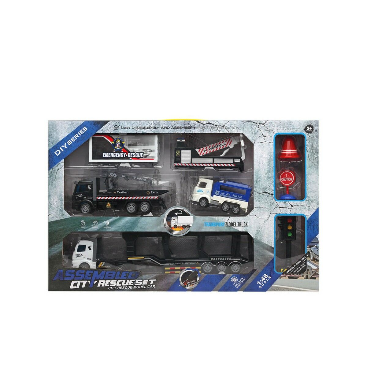 Vehicle Playset City Rescue 54 x 34 cm-1