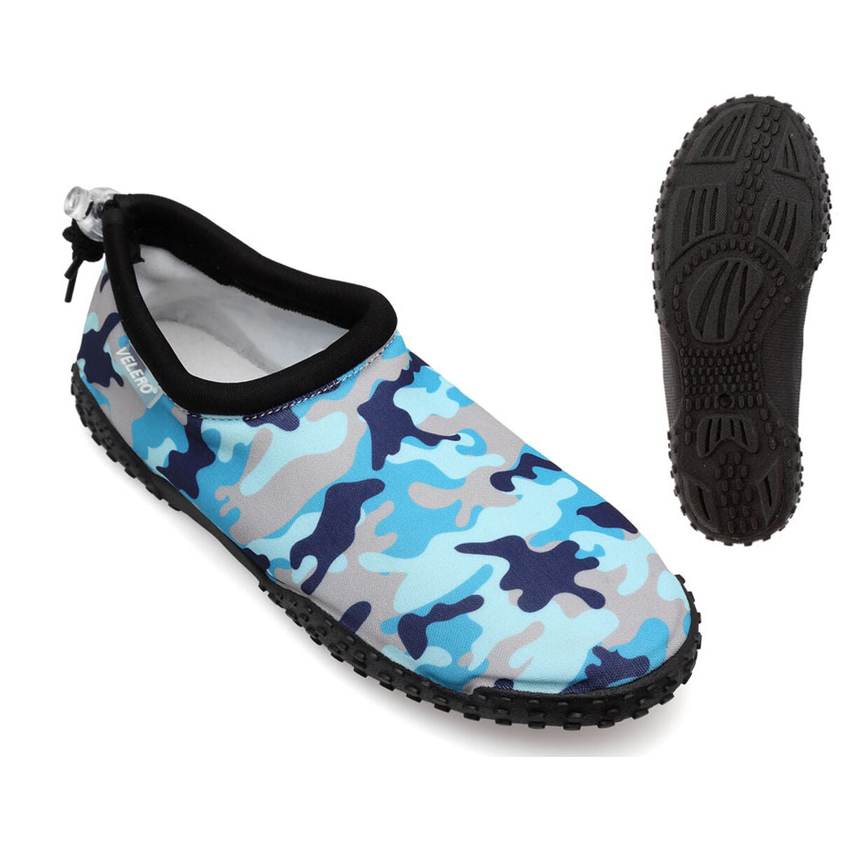 Slippers Blue Camouflage-0