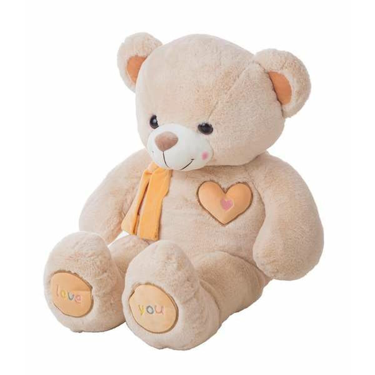 Fluffy toy Valentin Beige Bear 100 cm-0