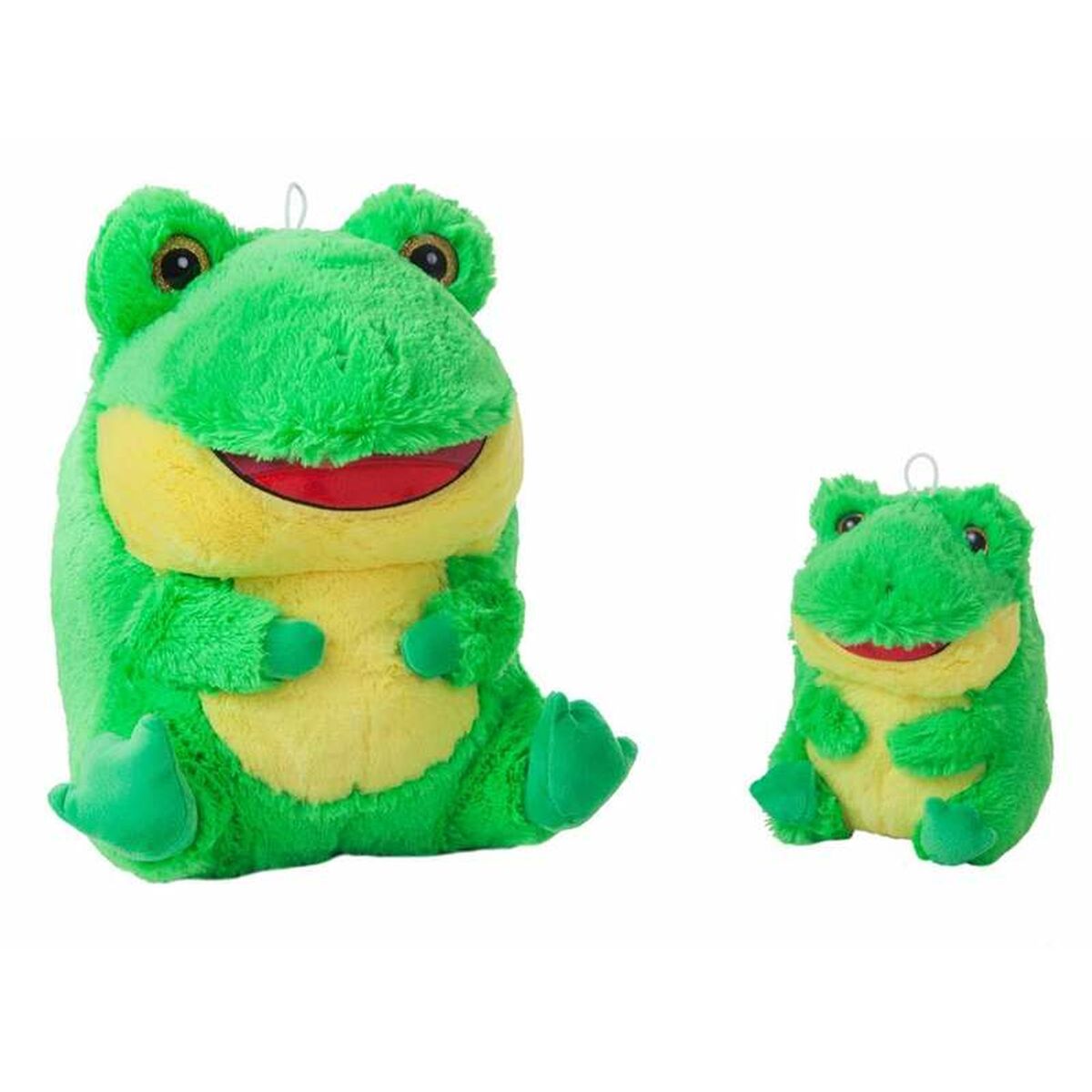 Fluffy toy Boli Green Frog 20 cm-0