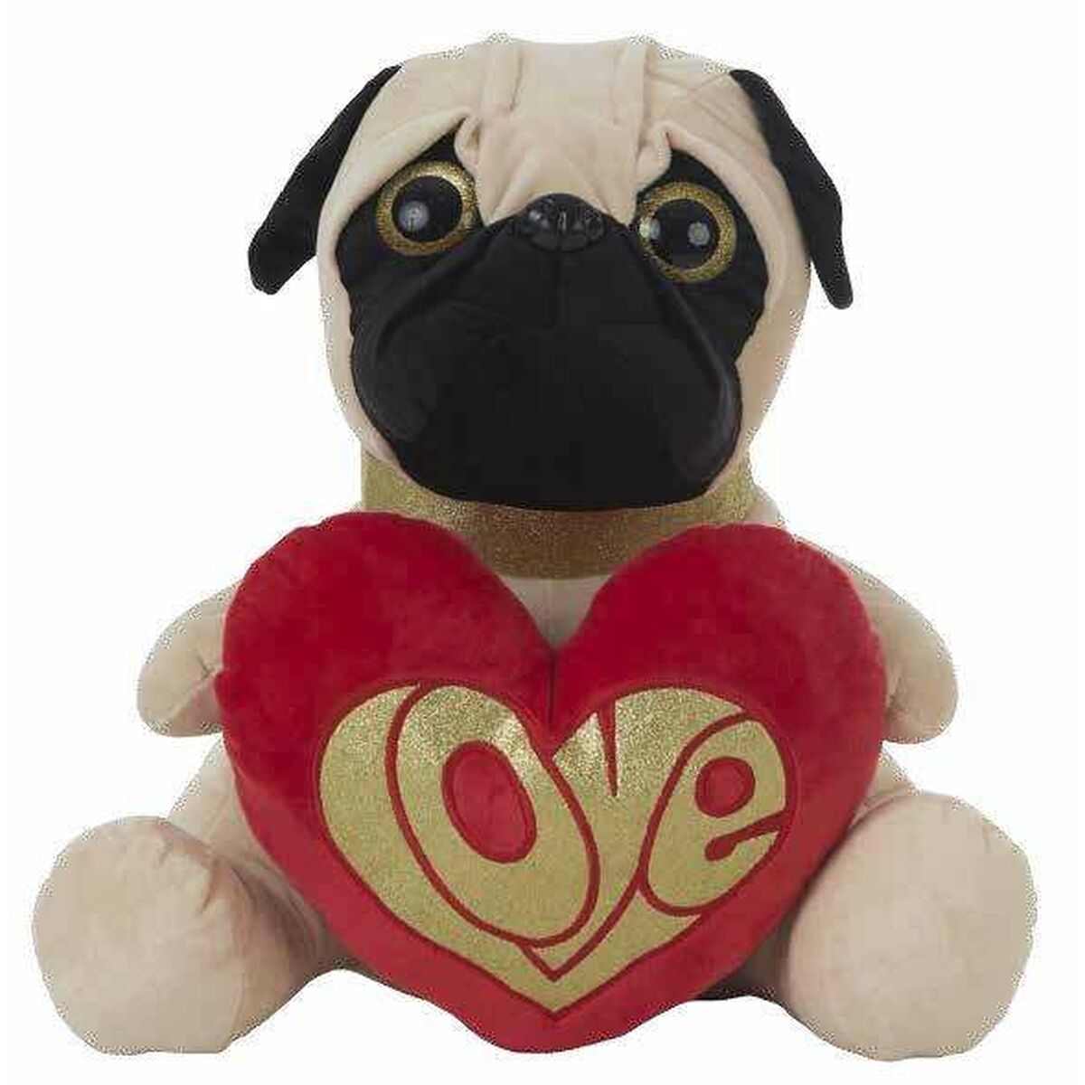 Fluffy toy Pug 48 cm-0