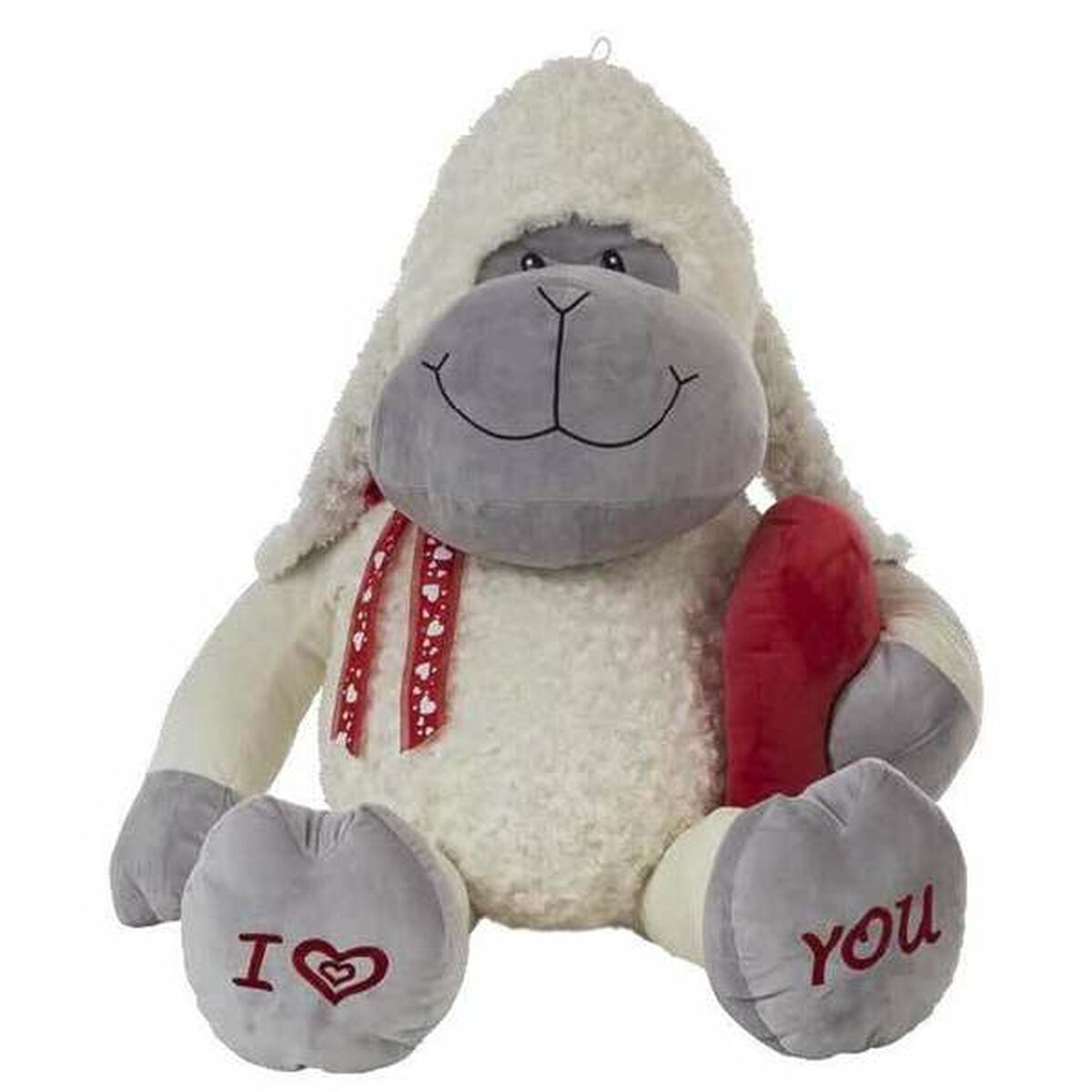 Fluffy toy Amour 38 cm Heart Ship-0