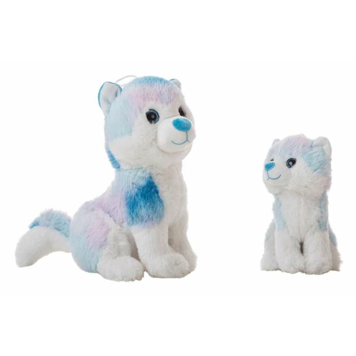 Fluffy toy Blue Husky 28 cm-0