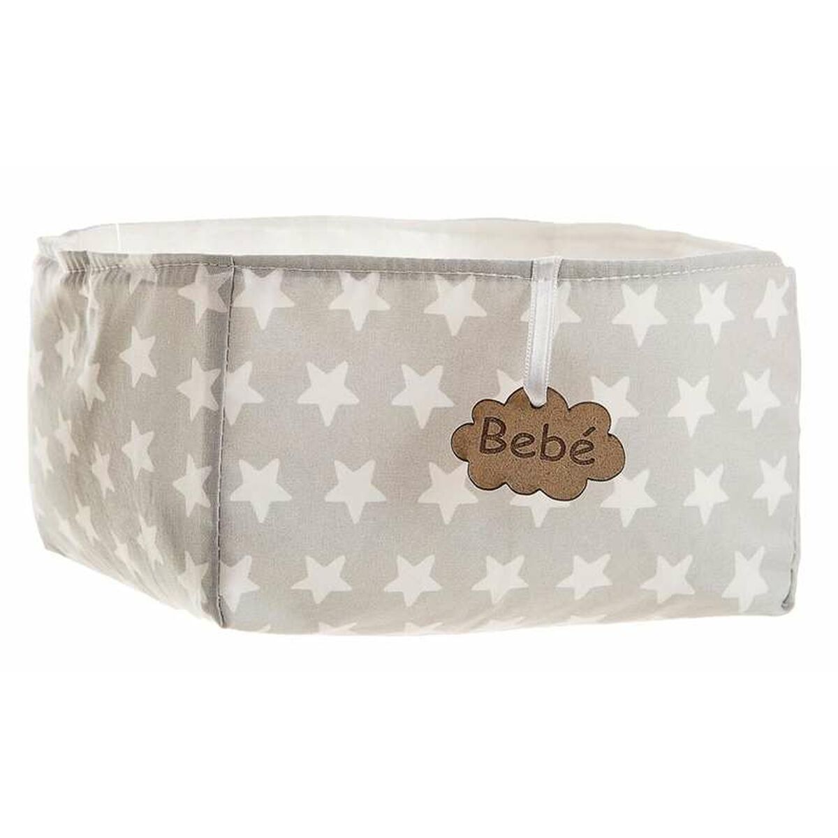 Basket Grey Stars 18 x 14 x 10,5 cm-0