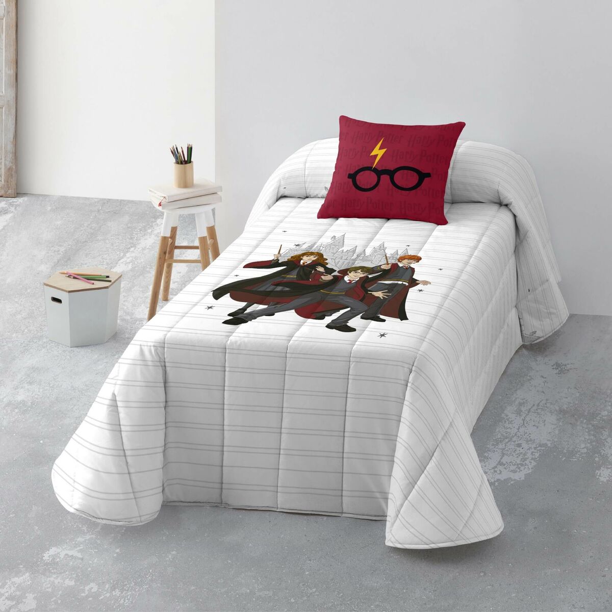 Bedspread (quilt) Harry Potter HPotter Team Multicolour Bed 90 cm-0