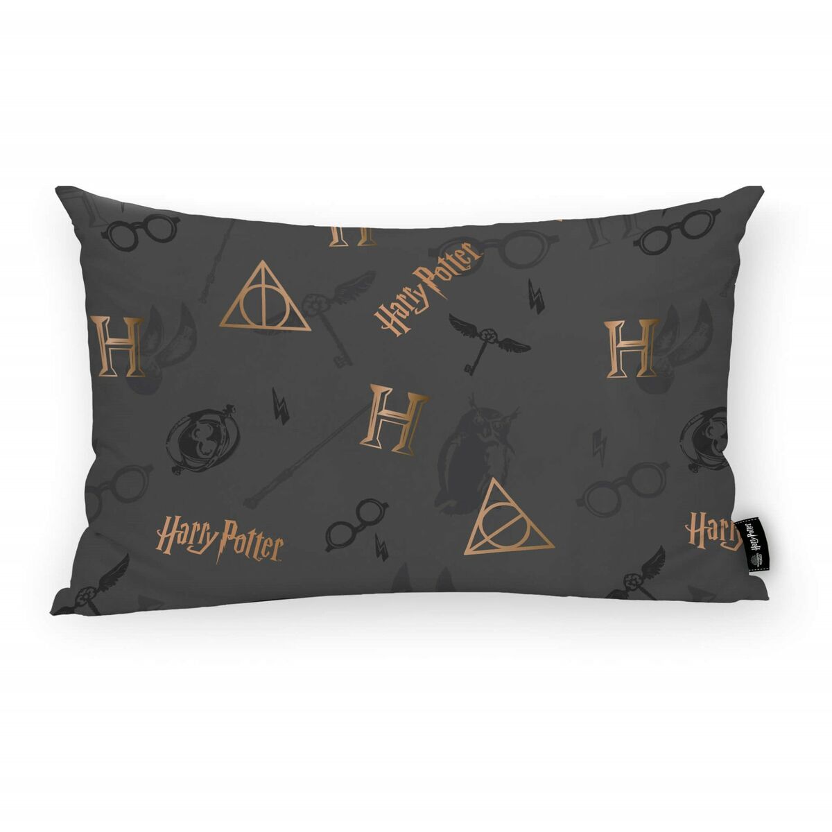 Cushion cover Harry Potter Deathly Hallows Multicolour 30 x 50 cm-0