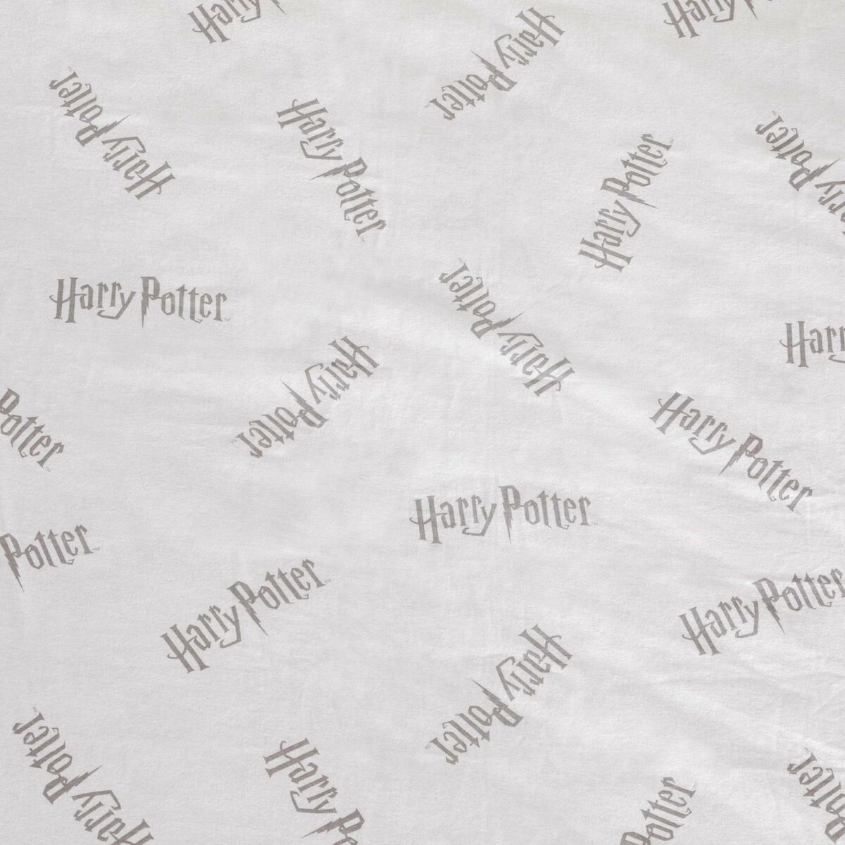 Fitted sheet Harry Potter White Grey Double-2