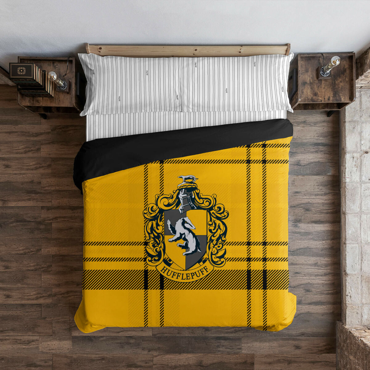 Nordic cover Harry Potter Classic Hufflepuff Multicolour 175 Threads 180 x 220 cm Single-0