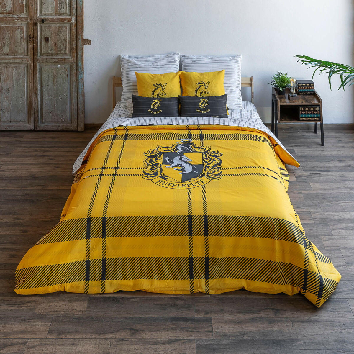 Nordic cover Harry Potter Classic Hufflepuff Multicolour 175 Threads 180 x 220 cm Single-2